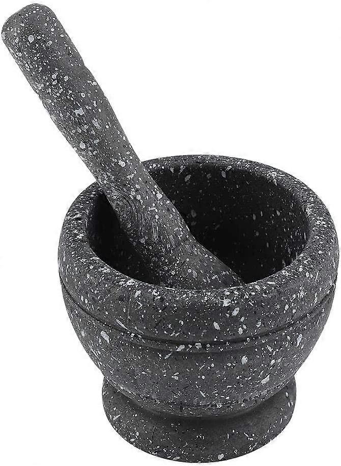 home kitchen mortar and pestle (Black)