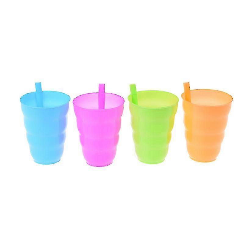 New Children Infant Sip Cup With Built In Straw