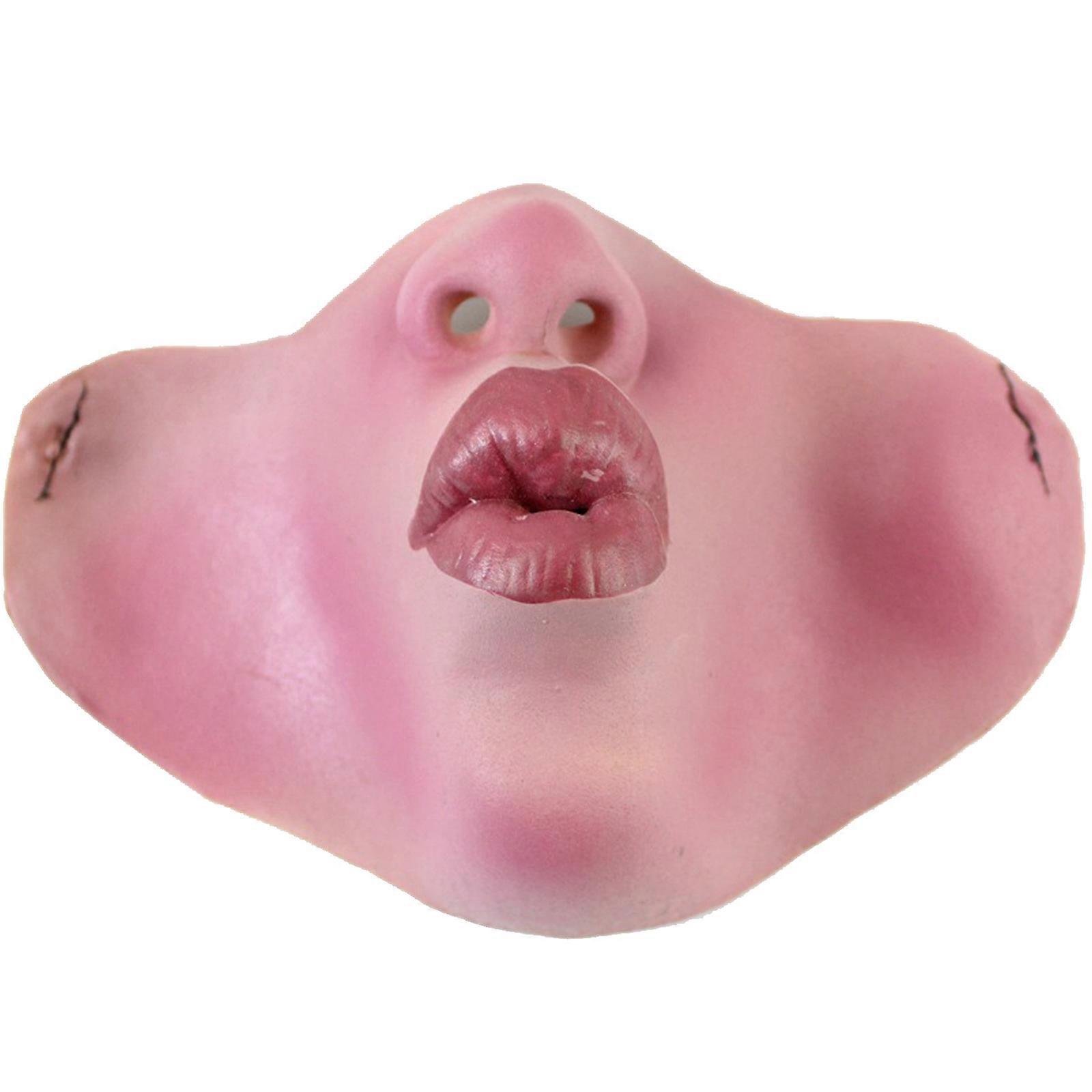 Funny Latex Half Face Masks