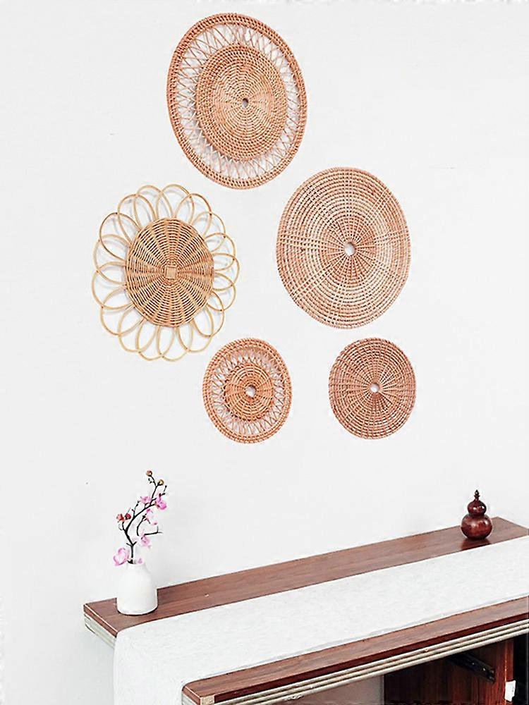 Panier Mural Tissé Suspendu, Décoration De Panier Mural Bohème Suspendu