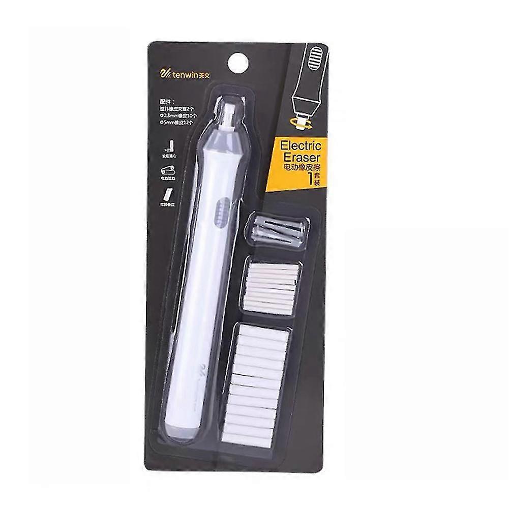 Portable Electric Eraser With Coarse/thin Eraser Multi-purpose Drawing Erasers For Home School Office
