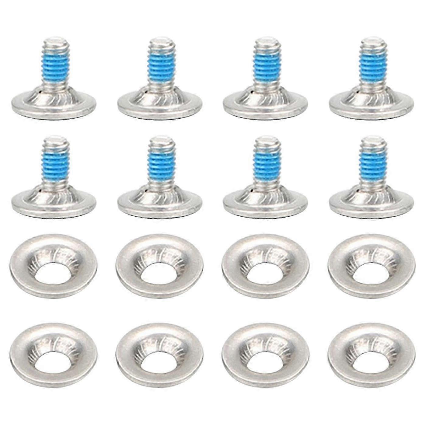 8st / set snowboard bindning skruv set, snowboard monteringsskruvar med snowboardskruv fast åtkomst