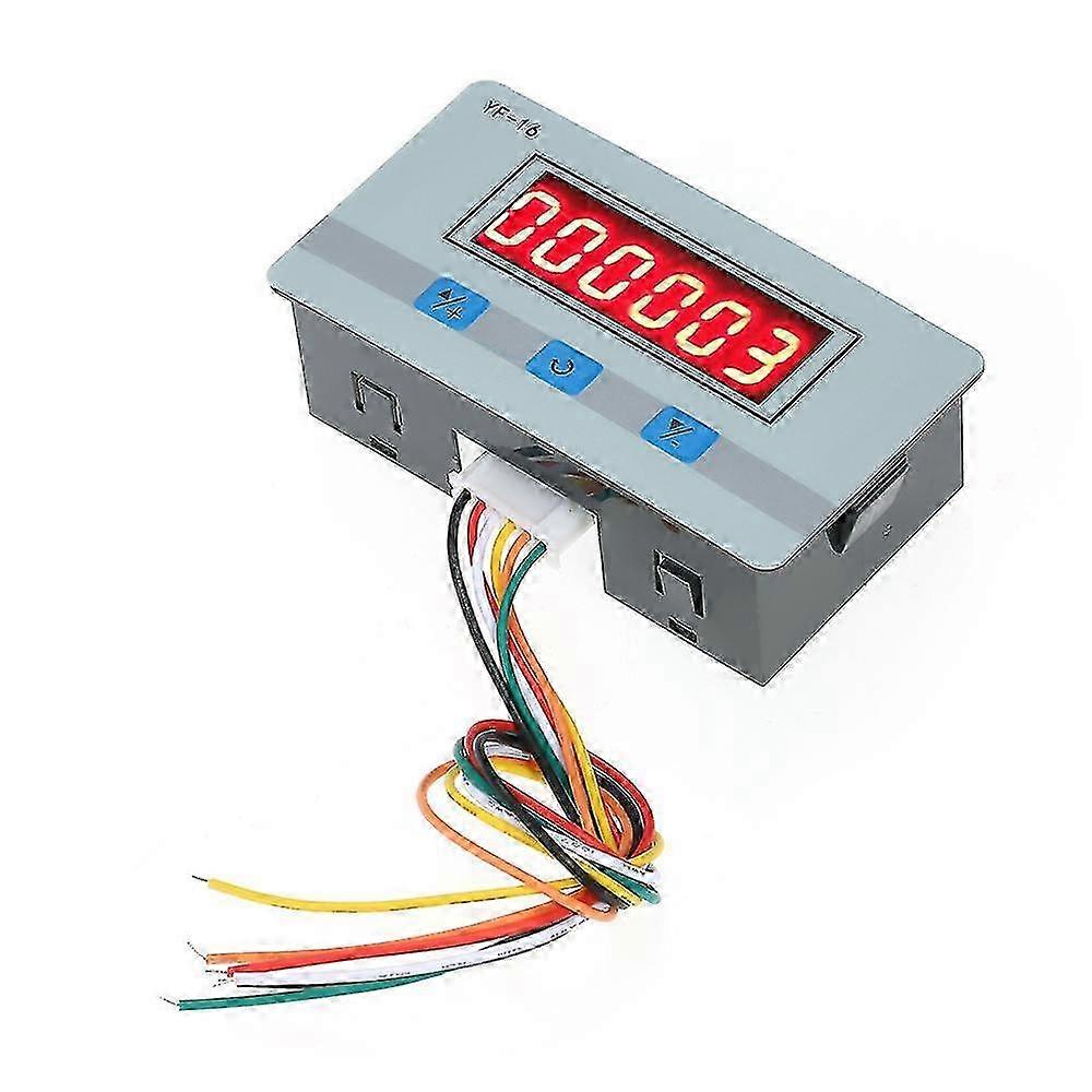 Mini Led Digital Counter Module Dc/ac5v~24v Electronic Totalizer With Npn And Pnp Signal Interface 1~999999 Times Counting Range
