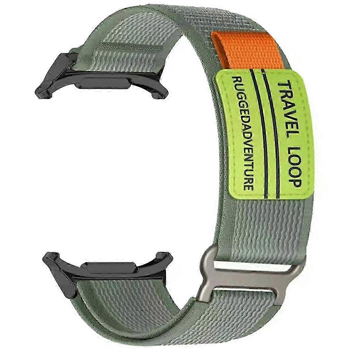 For Samsung Galaxy Watch Ultra 47mm Watch Band Adjustable Loop Fastener Nylon Strap