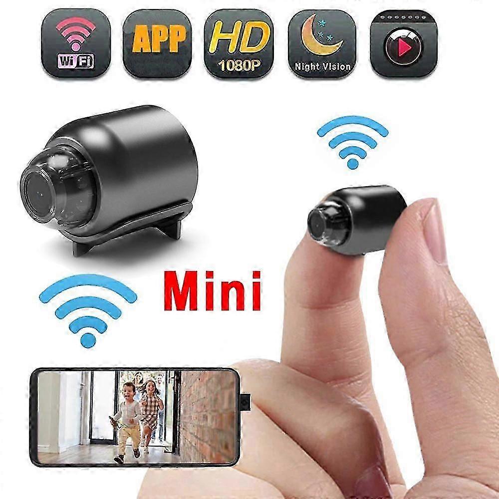 Mini Videocamera per Visione Notturna Sorveglianza di Sicurezza 1080p Hd Wifi Baby Monitor Sicurezza Interna Telecamera IP Audio Video Registratore Telecamera Wi[(EPA02)