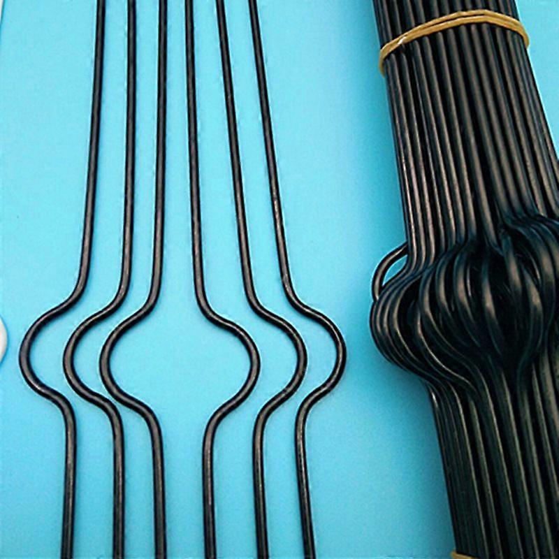 100pcs Wire Calendar Hangers Double Coil Binding Hooks Removable Hooks For Wall Calendars Photo Albums Posters