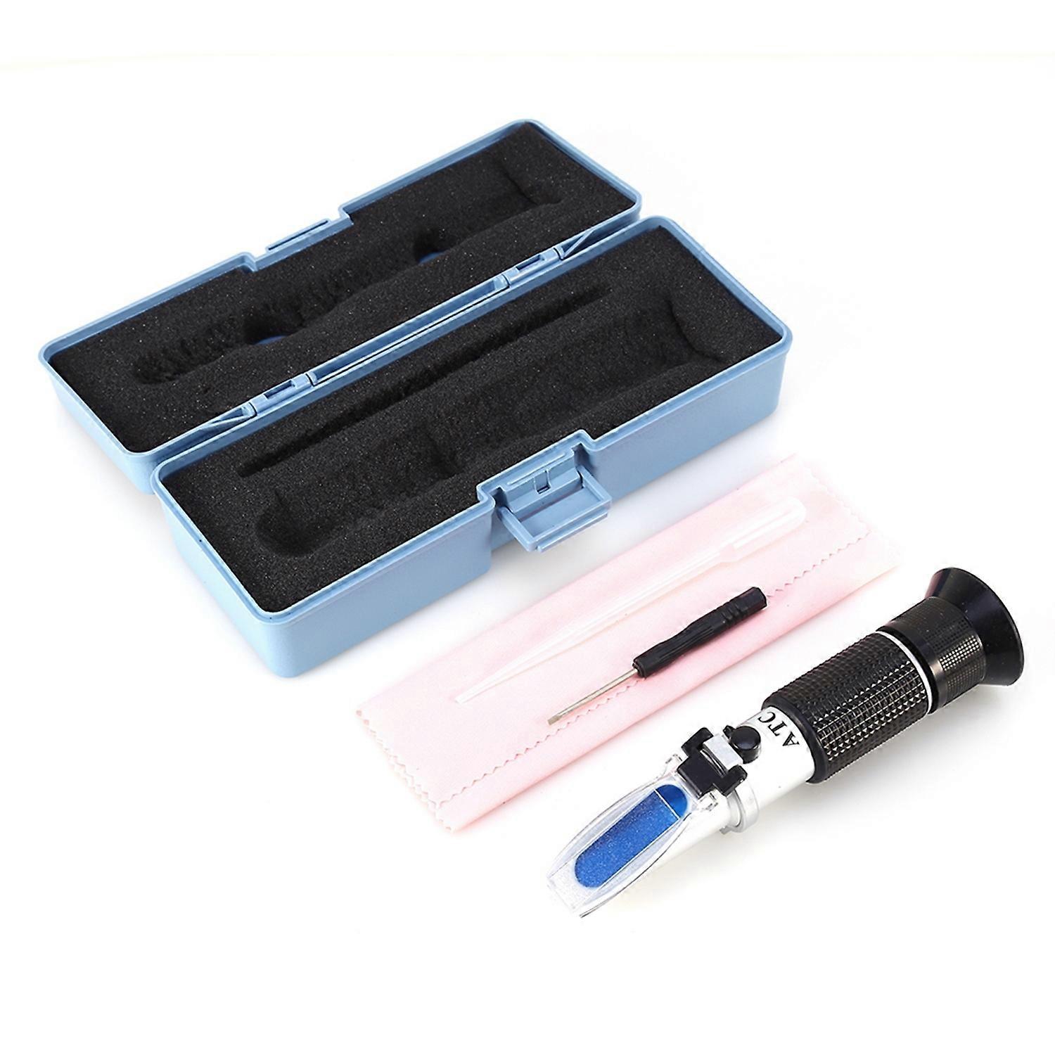 Glycol Refractometer Car Antifreeze Battery Acid Engine Coolant Tester Tool RHA-503ATC