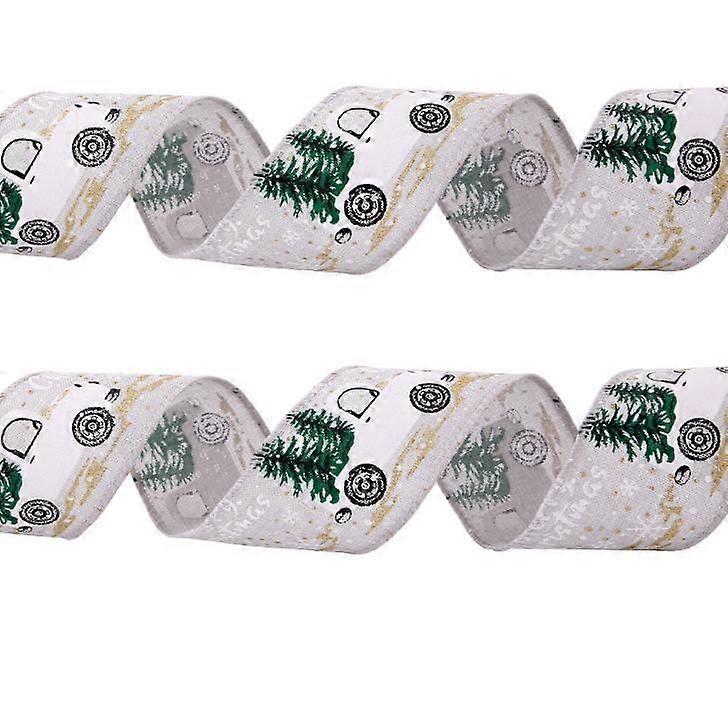 Christmas Burlap Fabric Craft Ribbon Natural Wrapping Ribbon Roll
