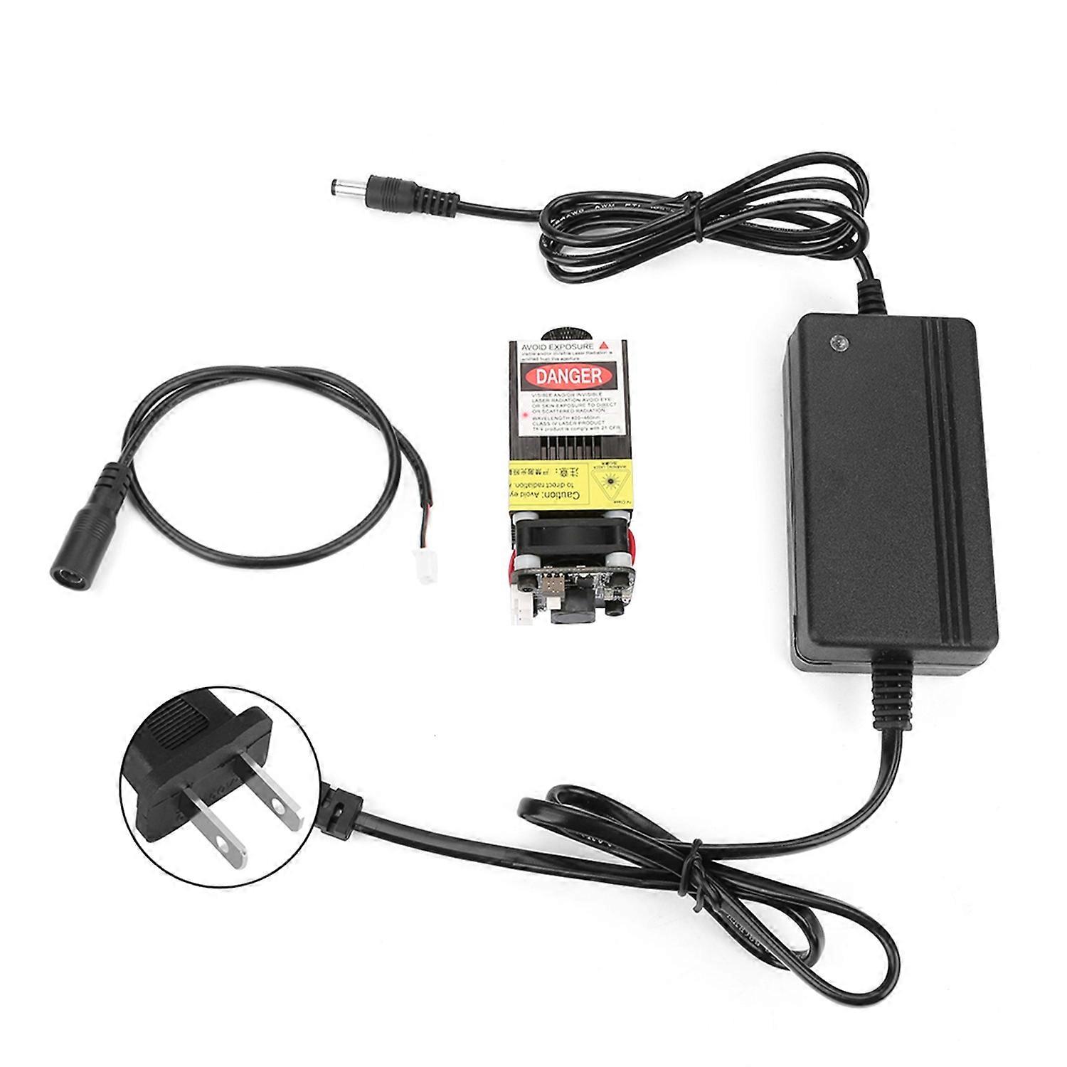 2.3W 445nm Focusable Blue Laser Module TTL PWM+Power Adapter for DIY Laser Engraver