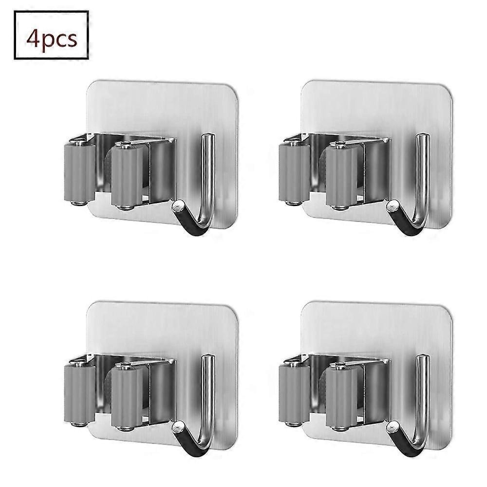 Mop Holder, Self-Adhesive, Broom