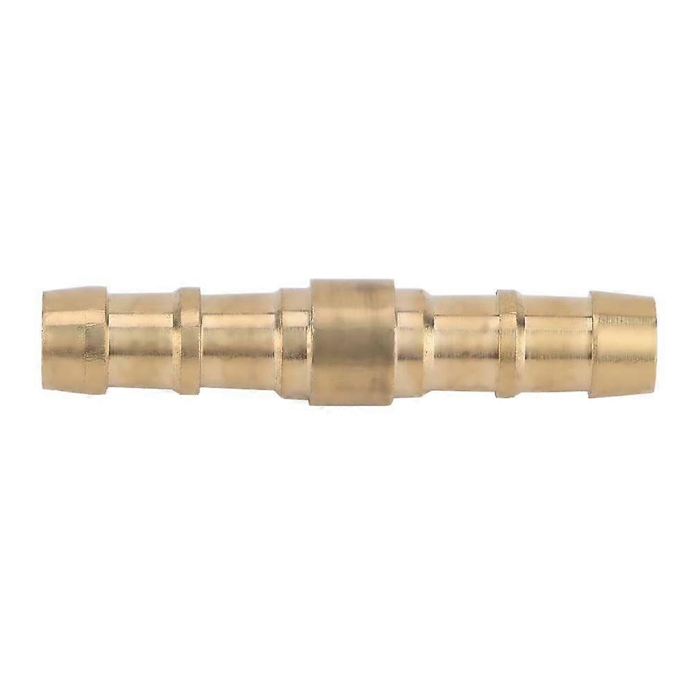 5pcs 8mm Thick Brass Hose Splicer Pipe Fitting Connector Joint Coupler Adapter(One Way)