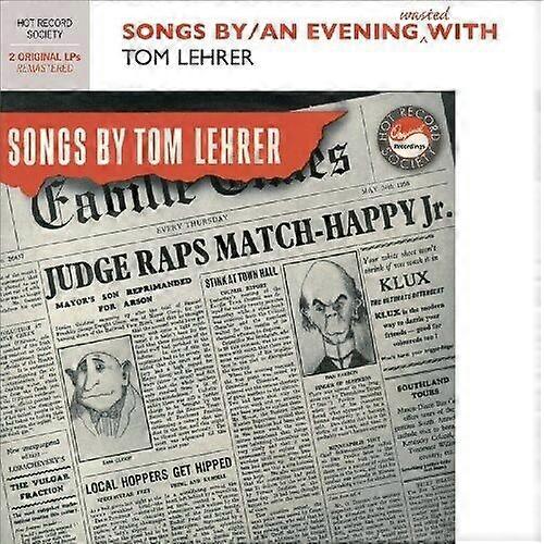 Tom Lehrer Songs By An Evening Wasted With CD