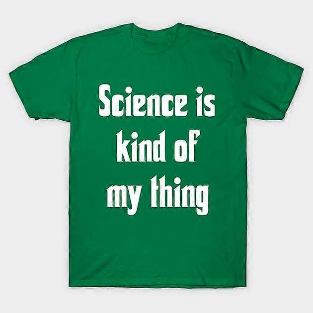 New Fashion Men T Shirt Science Is Kind Of My Thing Geek Nerd Educator T S Print Short Sleeve Tops Tees Casual
