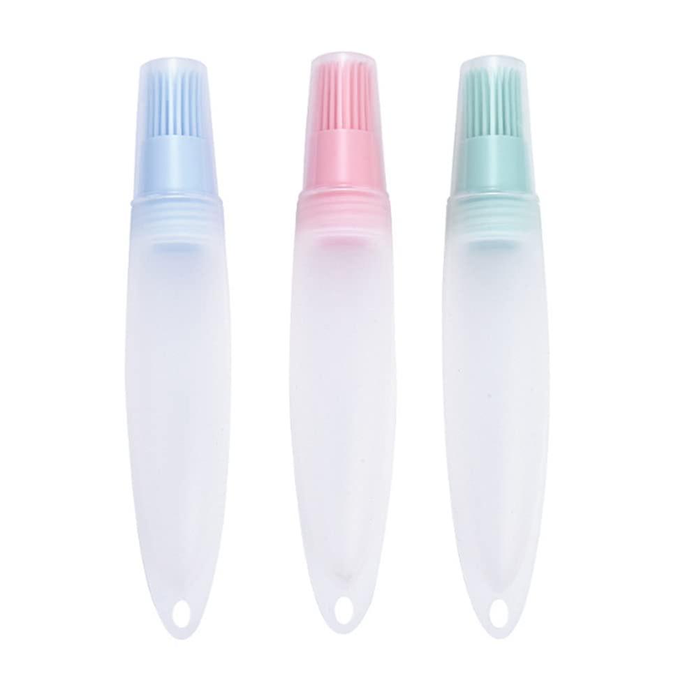Silicone Barbecue Bottle Brush Set - 3 Pcs Pastry Applicators for Cooking and Roasting, Heat-Resistant, Easy to Clean