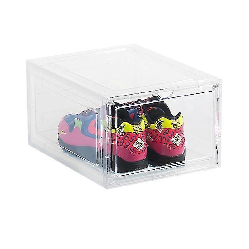 Boîte à chaussures transparente Magnetic Flip Aj Boîte de rangement de chaussures