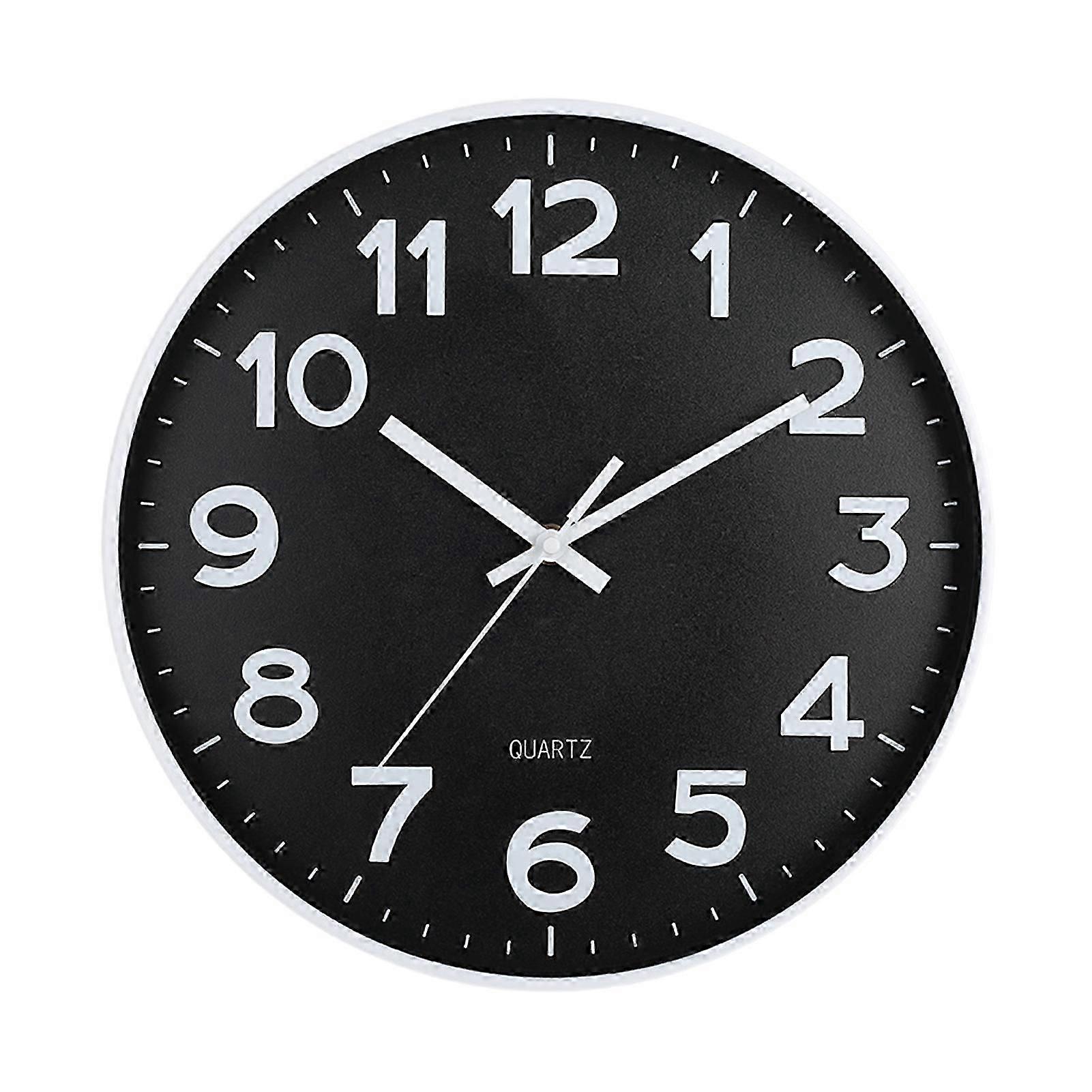 12-inch Wall Clock High-precision Battery Operated Easy-to-read Silent Non-ticking Quartz Clock Wall Art Decoration Kaesi