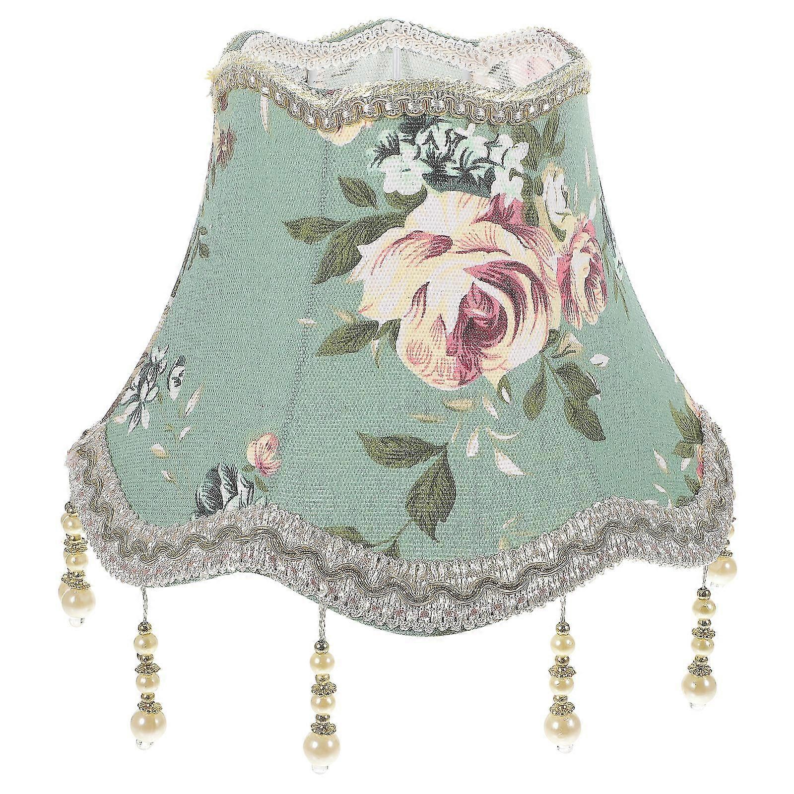 Small Lampshade 25cm E27 Base Retro Table Lamp Lampshade Indoor Light Cover