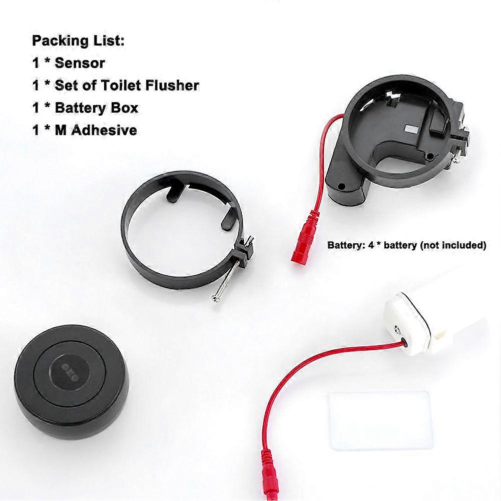 Touchless Sensor Toilet Flusher Kits Lavatory Bidet Push Button Automatic Flush Sensor Home Bathroom Accessories
