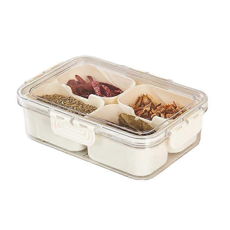 Divided Serving Tray with Lid Handle Snacke Box Charcuterie Container For kitchens