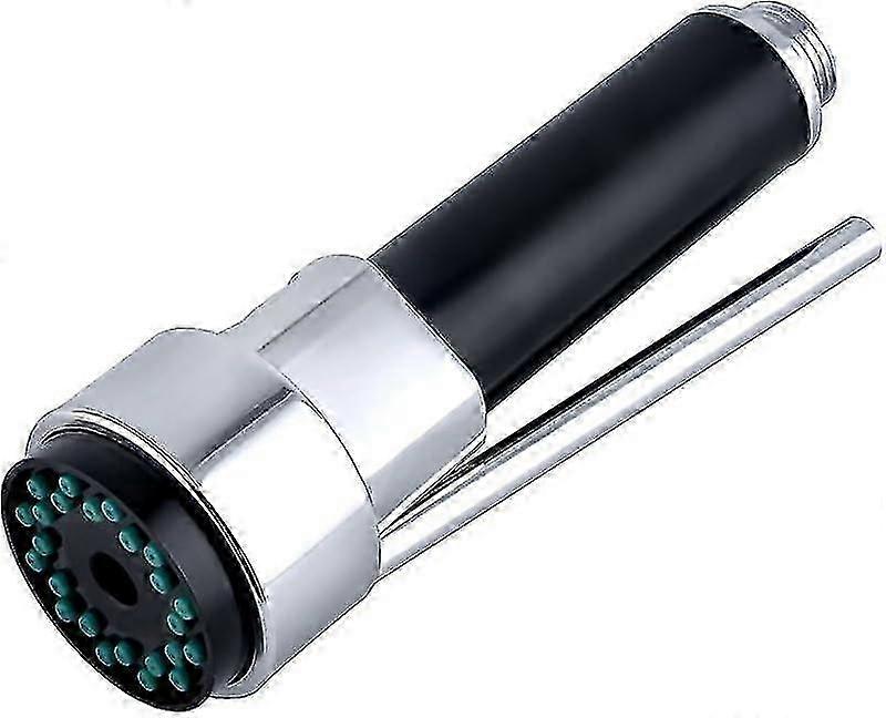 Replacement Solid Brass Kitchen Mixer Tap, Pull Out Spray Shower Head Part, Chrome Finish