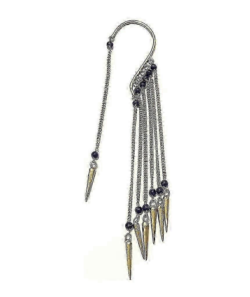 Boho Earcuff With Beads Spikes 67244