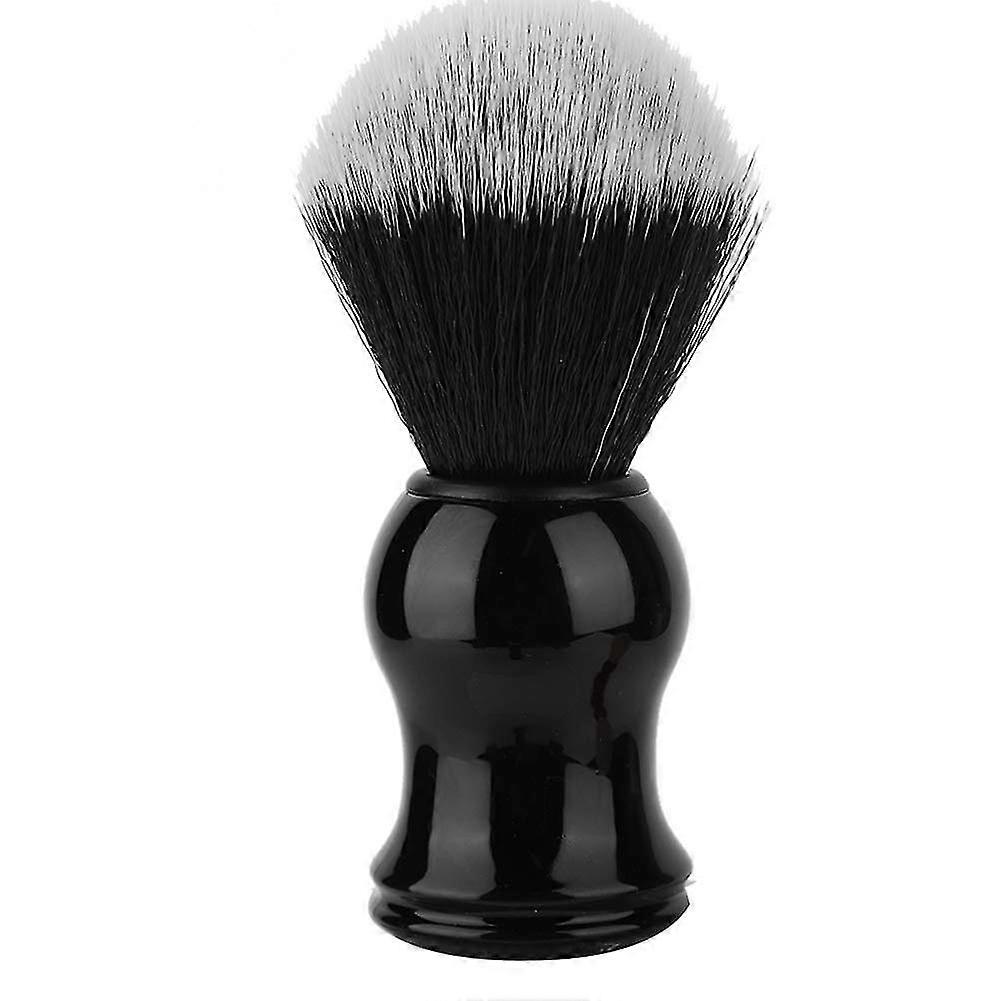 Shaving Cleaning Brush, Soft Synthetic Bristles, Ergonomic Black Handle for Smooth Lather Application