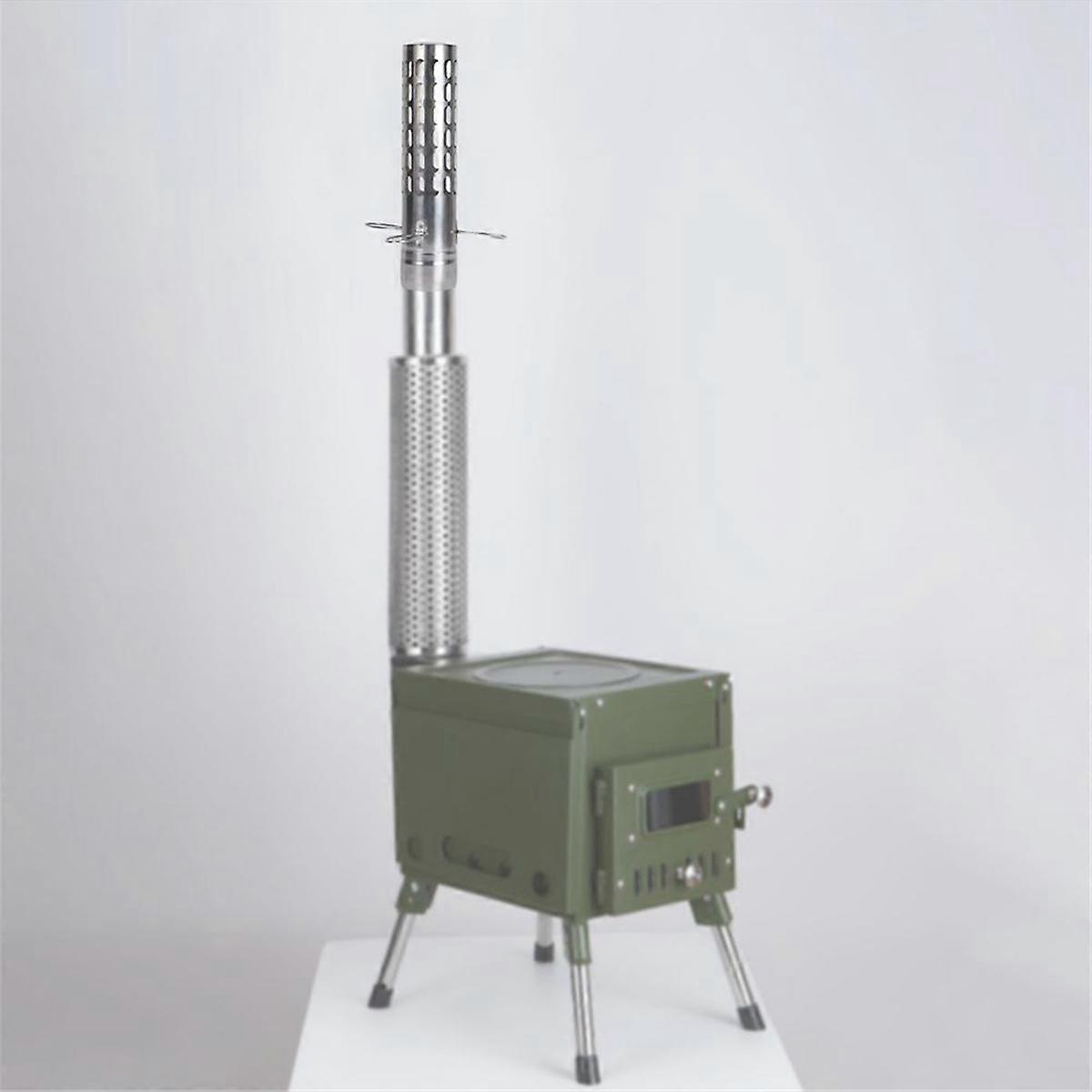 Retkeilyteltta Uuni Savupiipun osat Polttopuun Tarvikkeet Savupiippuputki Ruostumaton teräs Spark Arre