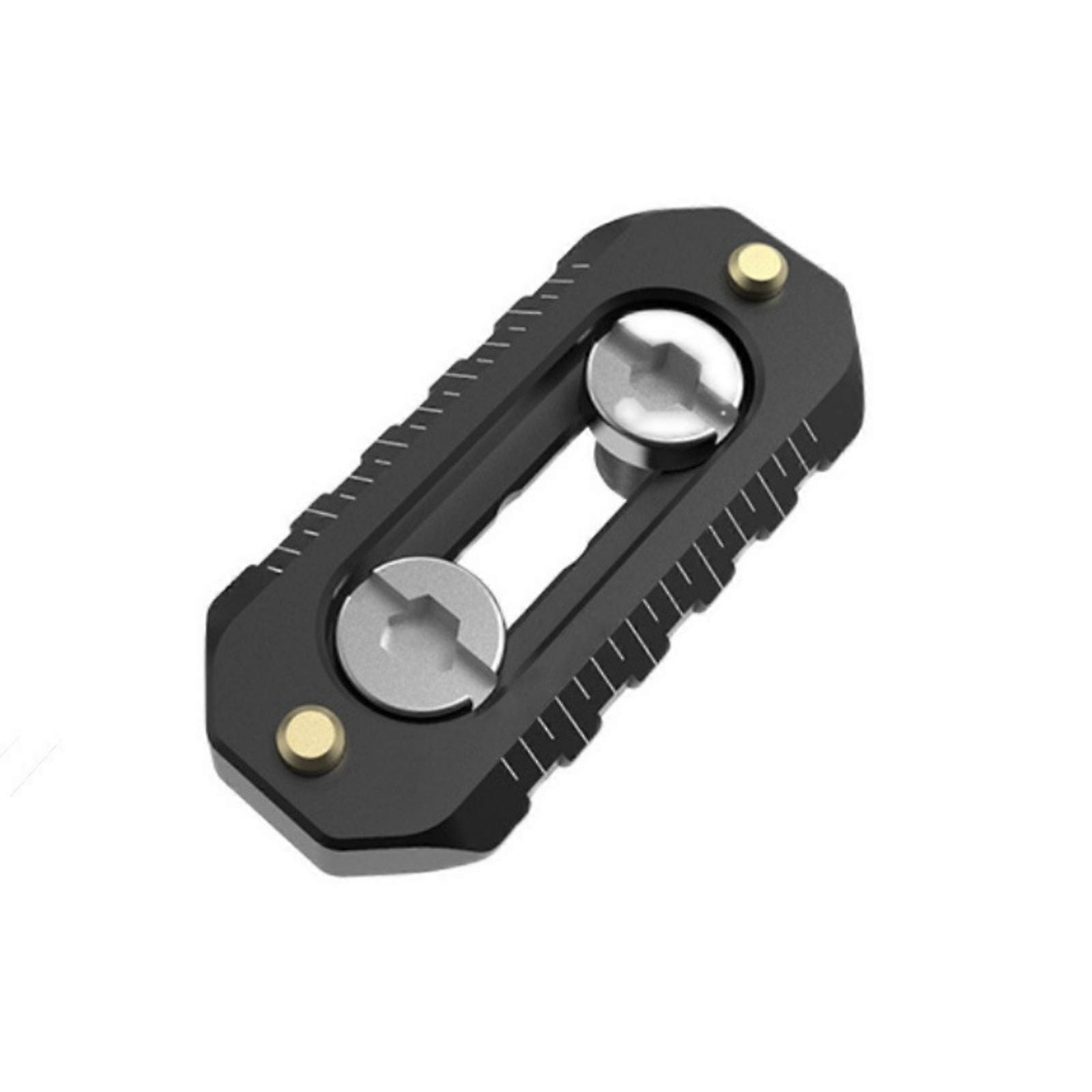Thin Profile Camera Rail for Quick Attachment of Camera Accessories with Safety Features for Secure Attachments