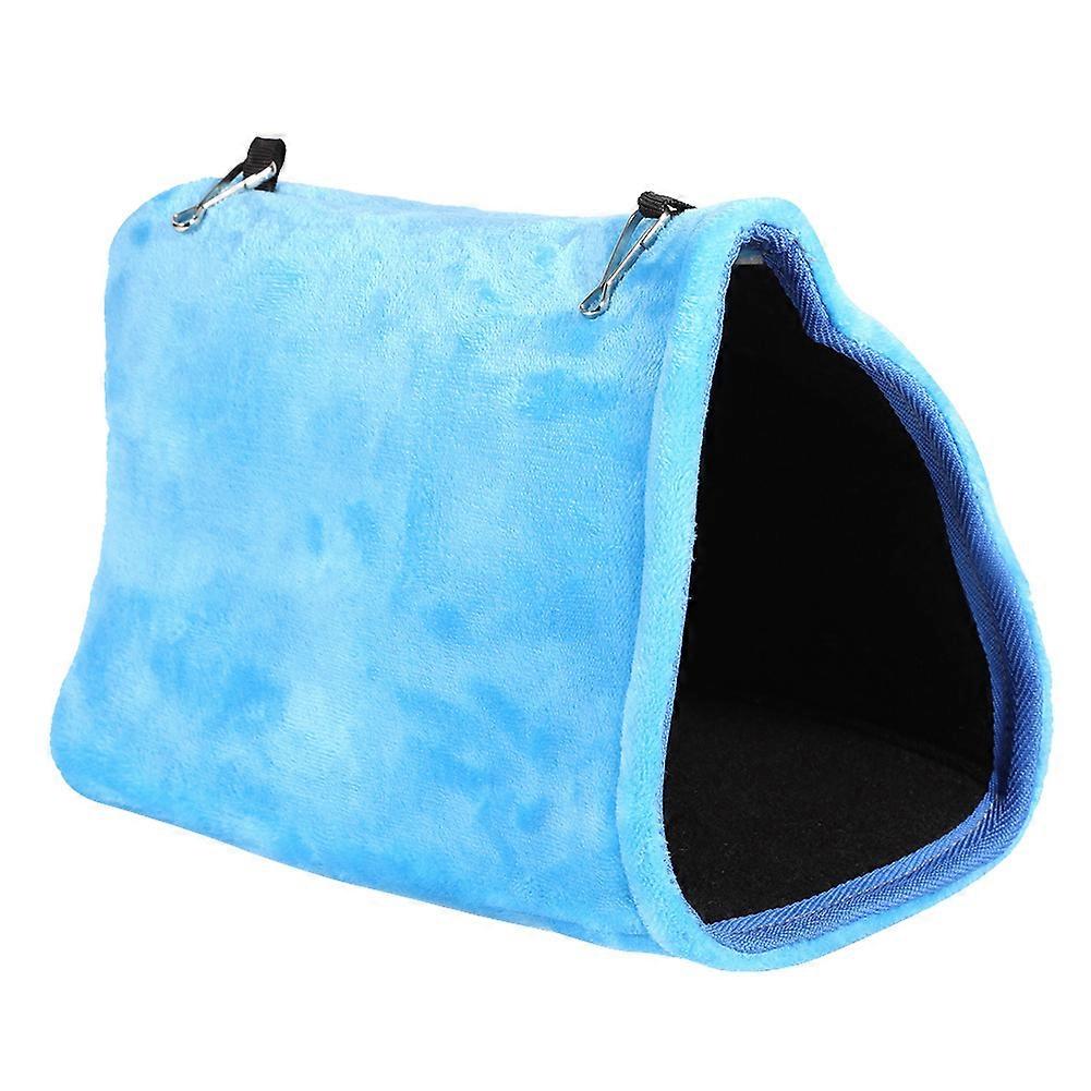 Parrot Hanging Cage Hammock Bed for Conures - Warm Soft Tent Bunk Toy with Cozy Cave Design