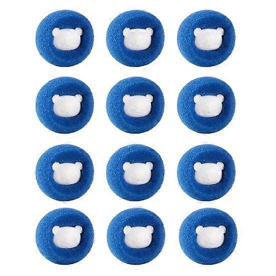 12Pcs Laundry Ball Reusable Laundry Clothing Lint Catcher Efficient Hair Remover for Washing Machine