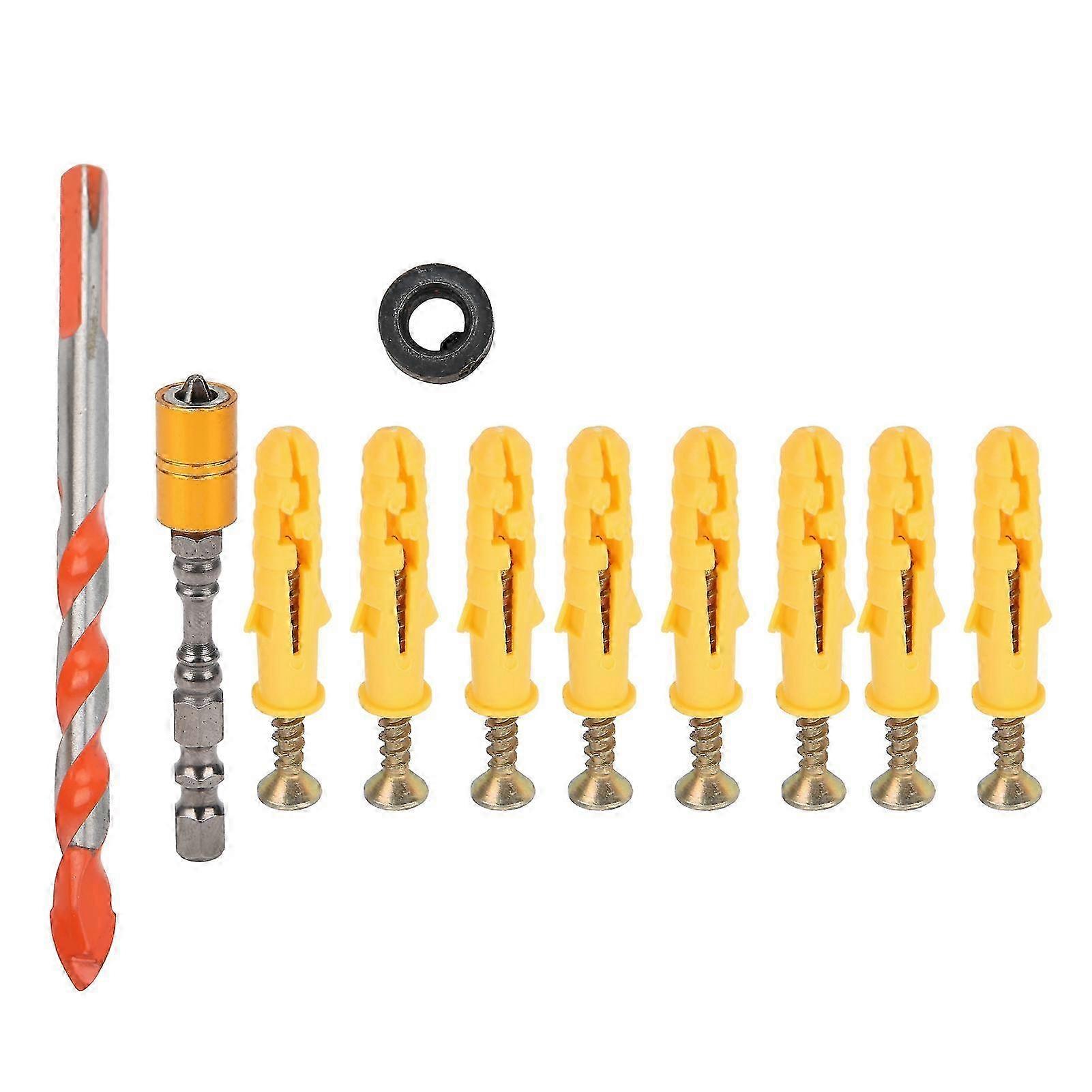 Screwdriver Drill Bit 8mm Wall Saw Drilling Kit Hex Shank Magnetic Hardware Tool