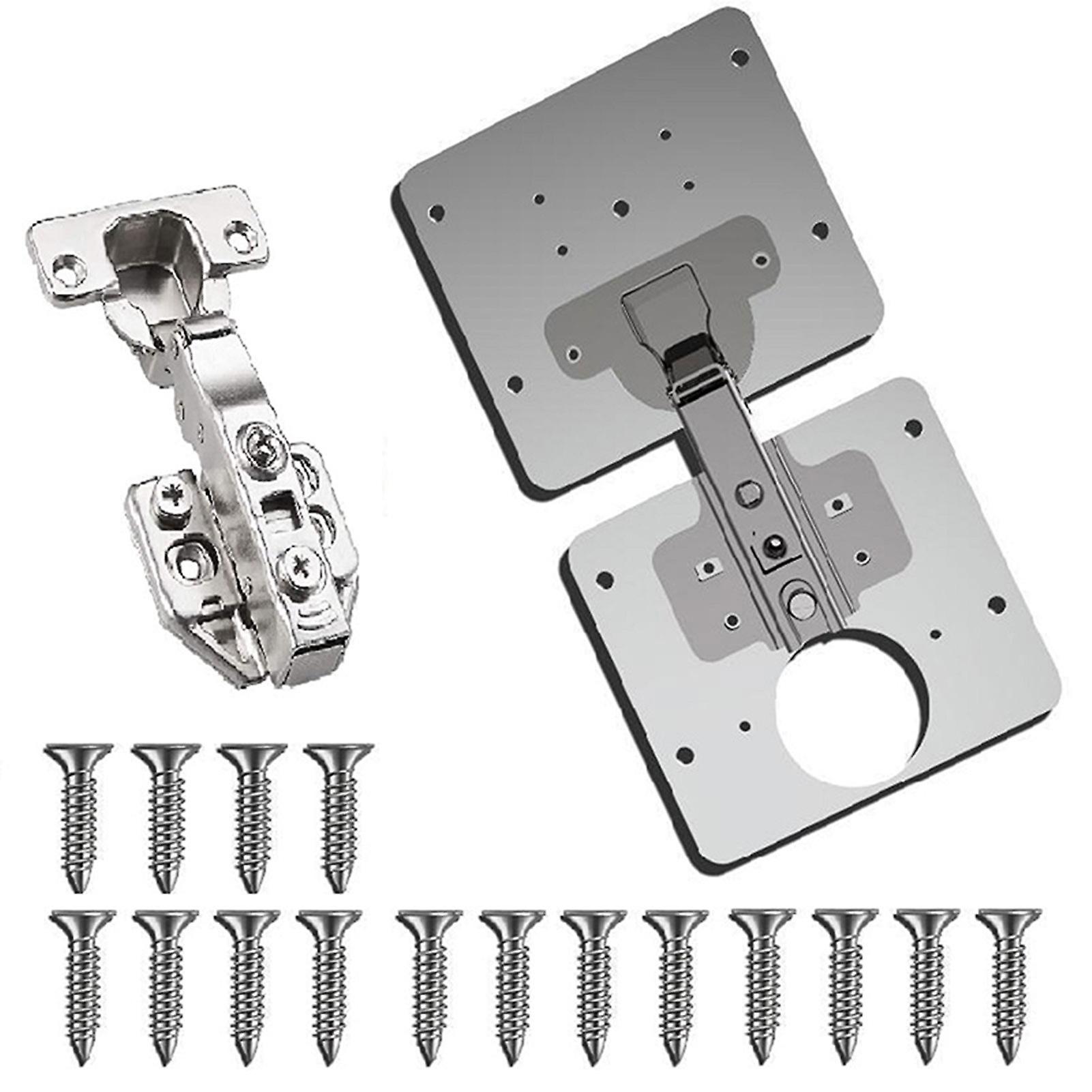 Hinge Repair Stainless Steel Flat Plates Fixing Brackets