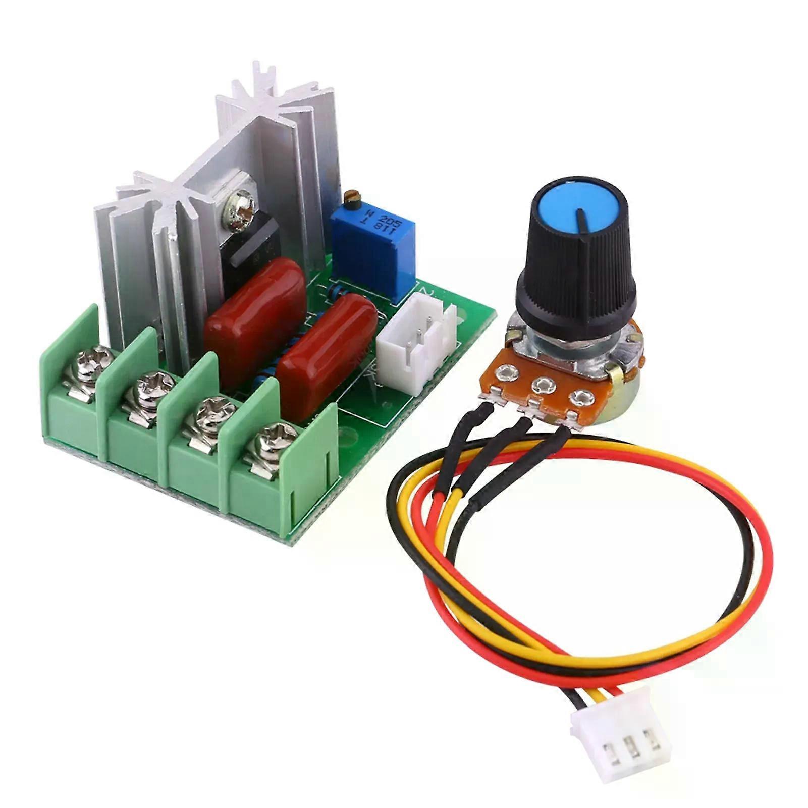 AC 50-220V 2000W SCR Electric Voltage Regulator Temperature/Motor Speed Controller Light Dimmer
