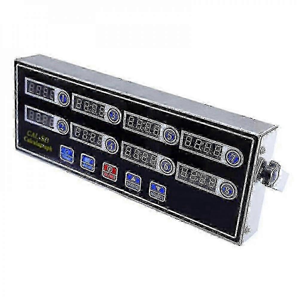 Commercial 8 Channels Digital Kitchen Timer, Stainless Steel Calculagraph Timer With Alarm , Clock Excellent EOK