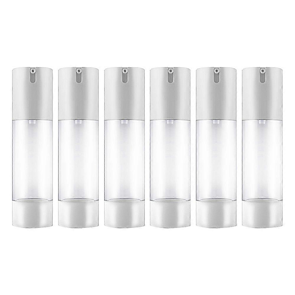 Portable Airless Pump Bottles, Durable and Long-Lasting Vacuum Design for Cosmetics, BPA-Free Materials Refillable Containers, Non-Toxic Plastic,
