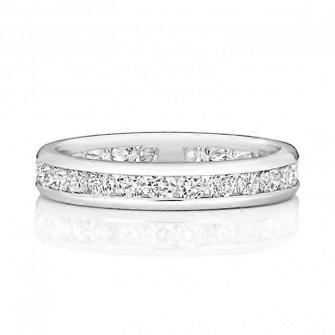 Wedding Band 18ct White Gold Diamond Eternity Ring WQ263W