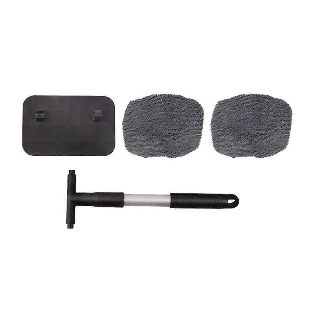 Replaceable Cloth Cover Cleaning Brush Sturdy & Noiseless Glass Cleaner Durable