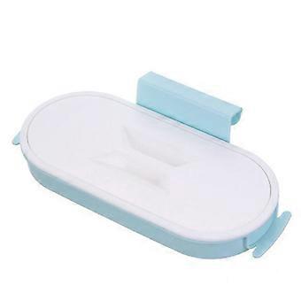 Hållare Soppåse Rack Köksskåp Prylar Bärbar hängande soppåse Plast soppåse Förvaringsställ Rubbish Gul