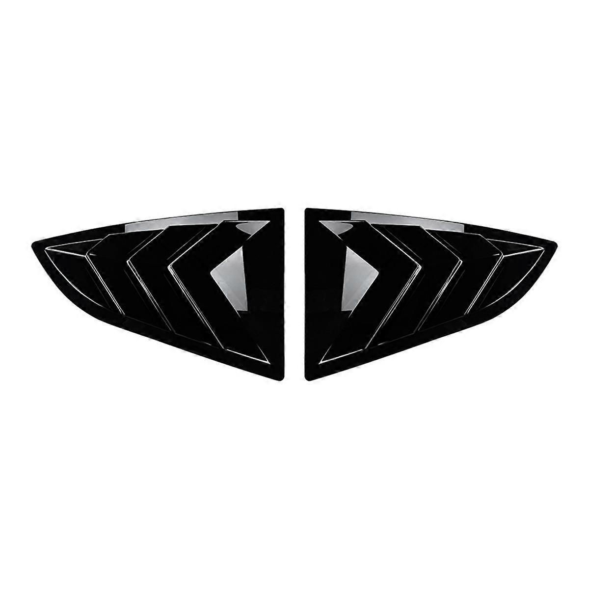 Car Rear Triangular Window Louvers Shutters Blinds Cover Trim for Toyota GR86 Subaru BRZ 2022+