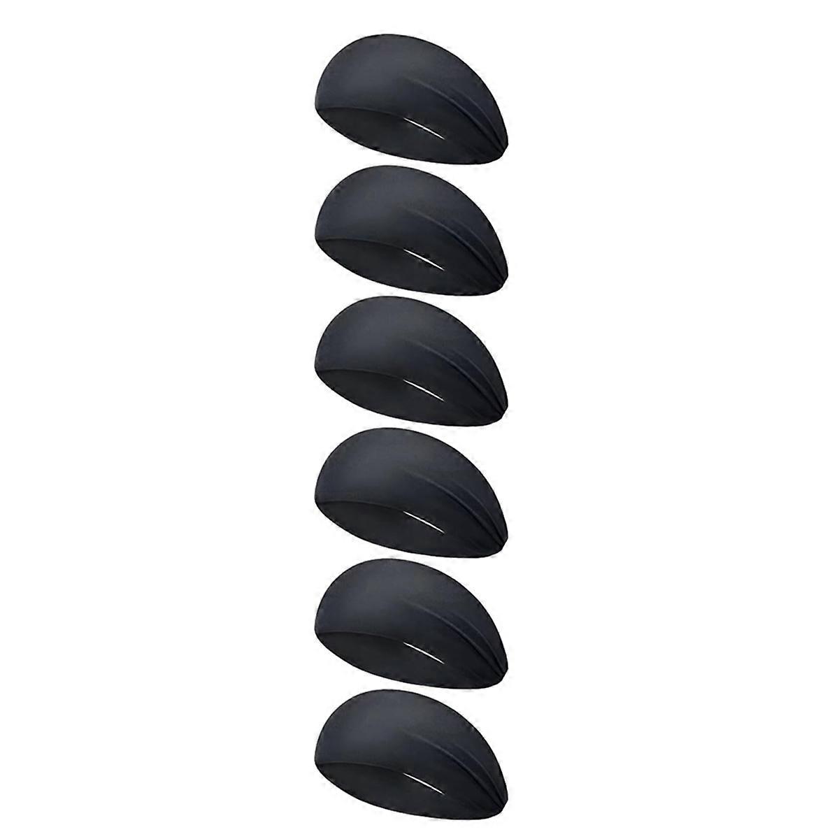 Running Headbands for Men 6 Pack, Mens Stretchy Headband for Football