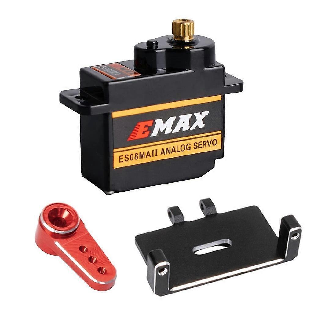ES08MAII Steering Servo with Mount and Arm for Axial SCX24 1/24 Car,1