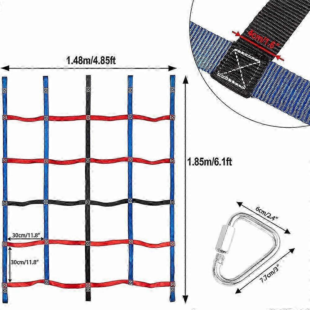 Mesh Polyester Climbing Cargo Net Children's Rope Ladder Outdoor Tree House Gym Playground Obstacle Training Props