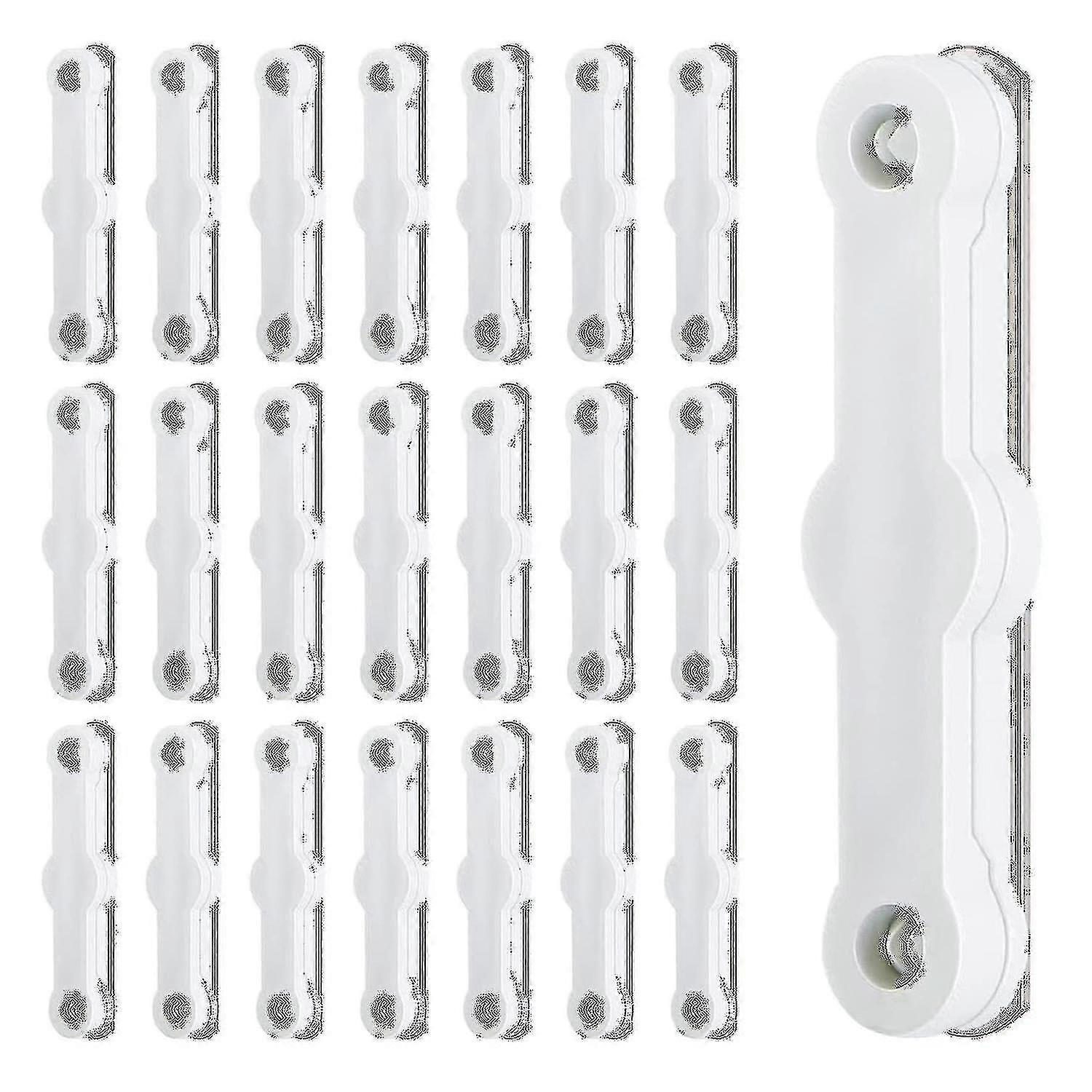 Pacote com 22 Tiras Magnéticas Autoadesivas para Telas de Mosca