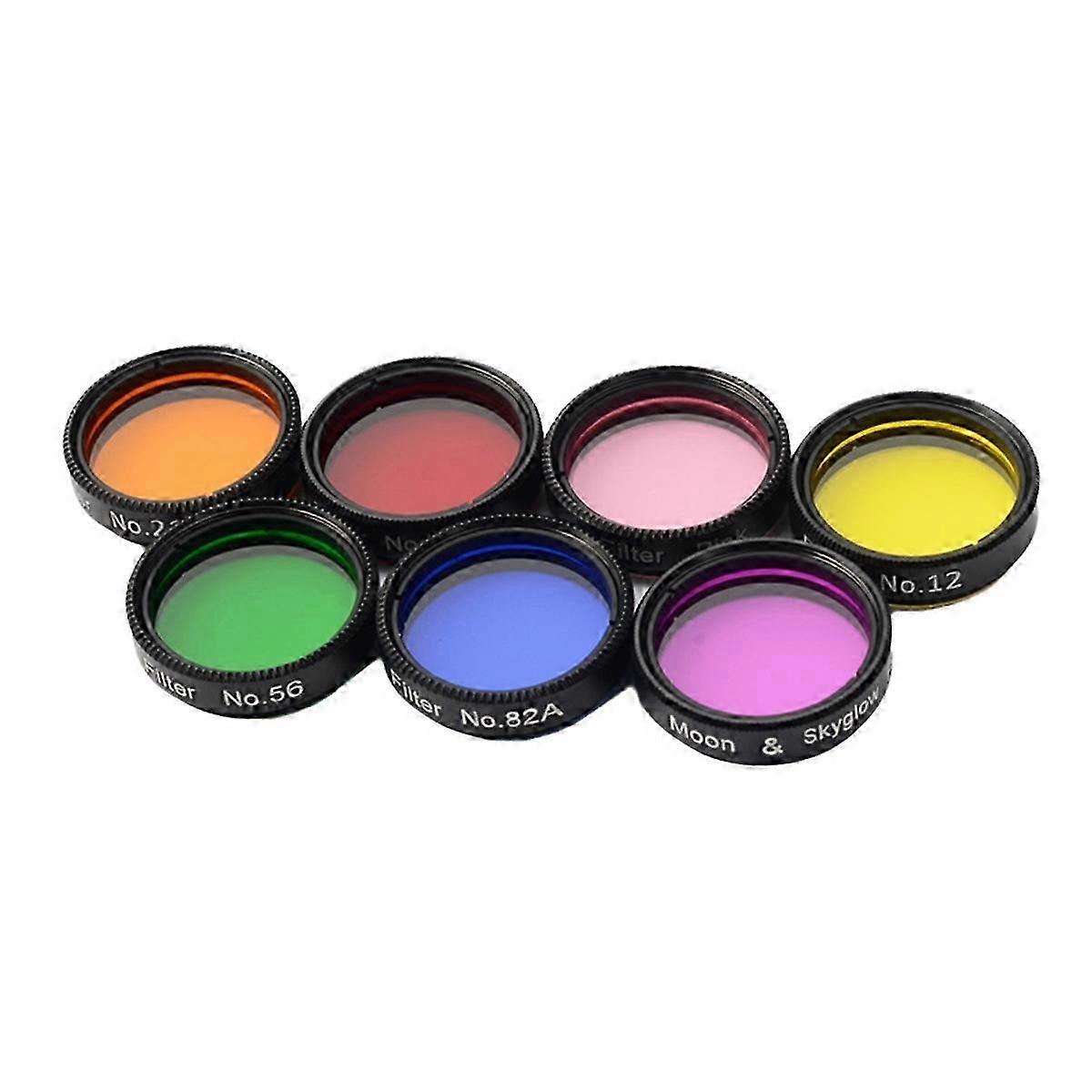 Astronomical Telescope Accessories Seven Color Filter Nebula Filter 1. 25 Inch 31. 7mm Moon Filter Nebula SZRH A-F