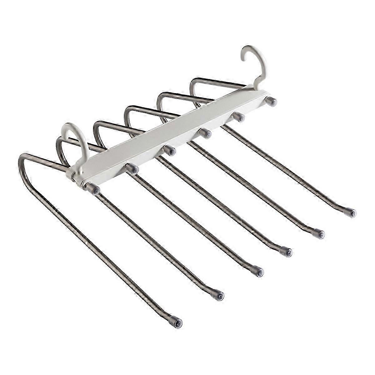Trouser Hanger Space Saving Hanger Folding Hanger Multi-Function Organizer A