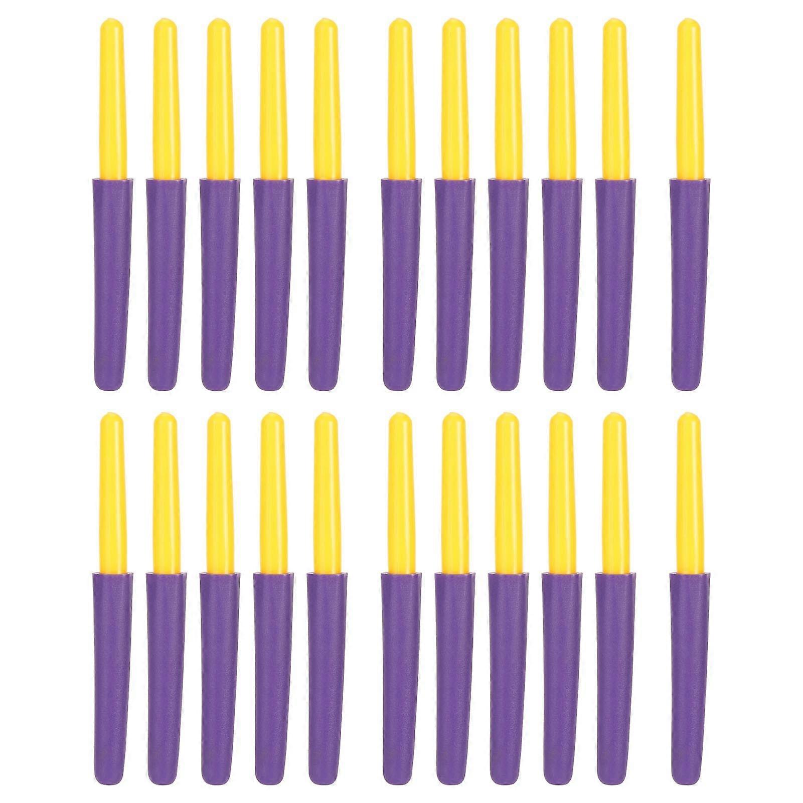 22pcs Latch Hook Crochet Needle Nonslip Handle Latch Hook Tool Hair Hook Needle Knitting Tool for Micro Braids Hair Extension