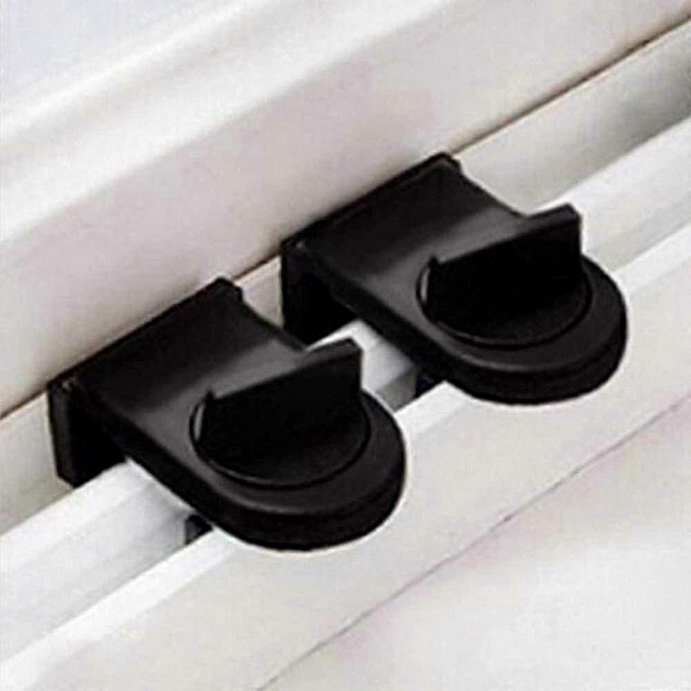 2-Pack Adjustable Window Locks for Sliding Doors - Childproof Safety Device