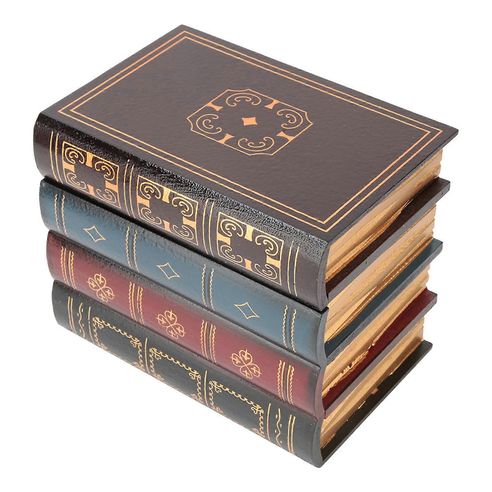 Vintage European Style Decorative Storage Box for Fake Books, Desk Shelf, Decoration #2