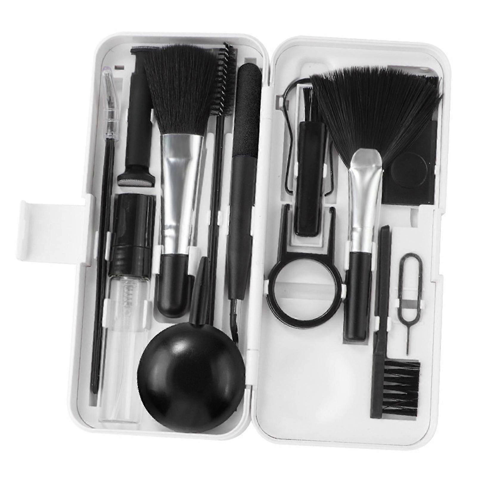 1 Set 19-In-1 Computer Keyboard Cleaner Brush Kit Earphone Phone Screen Cleaning Tool Multifunctional Cleaning Kit For Laptop Phone Camera Tablet
