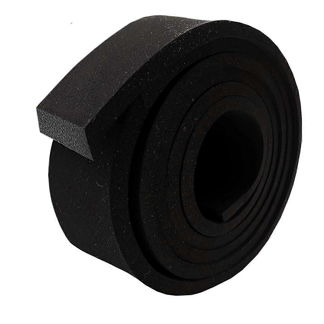 Neoprene Foam Strip Roller Dualplex Air Seal High Density 1 In Wide 10 In Long 1/4 In Thick